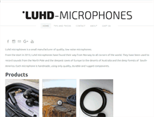 Tablet Screenshot of luhd-mics.com